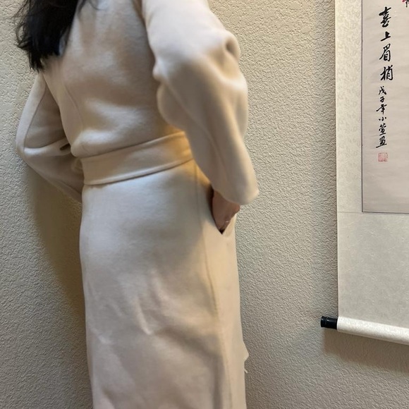 100% Wool Light beige coat Size M (US 8/10) - Picture 5 of 7